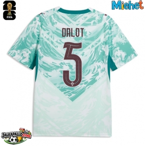 Portugali Diogo Dalot #5 Vieraspaita MM-kisat 2026 Lyhythihainen